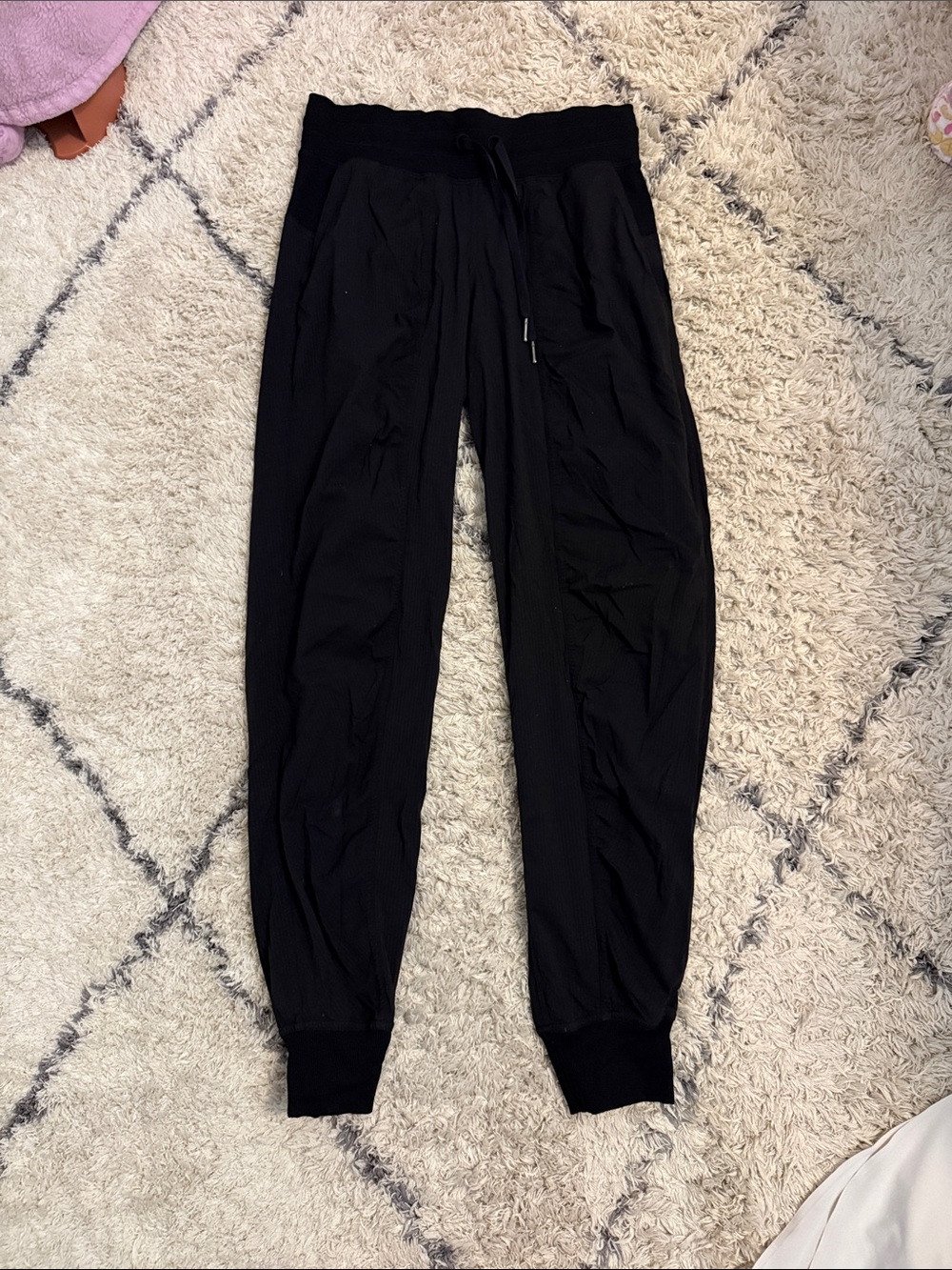 Black Lululemon Jogger size 4